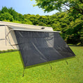 RV Awning Shade Screen with Zipper 9'X15'3'' M5927