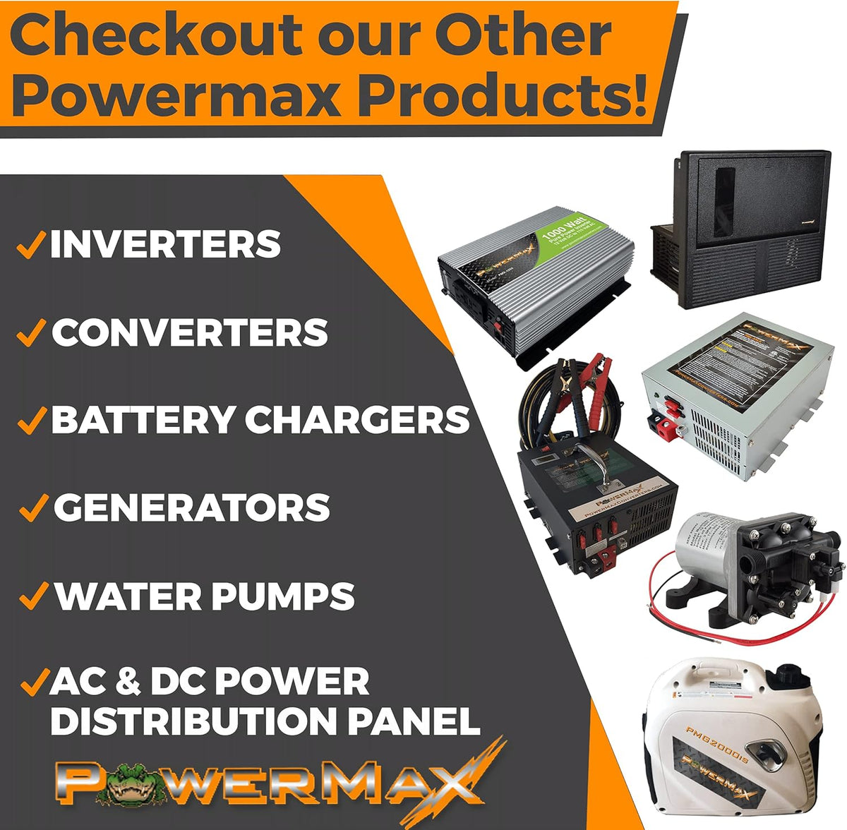 24 Volt 50 Amp Converter Charger with 3 Stage Automatic Smart Battery Charger F890185