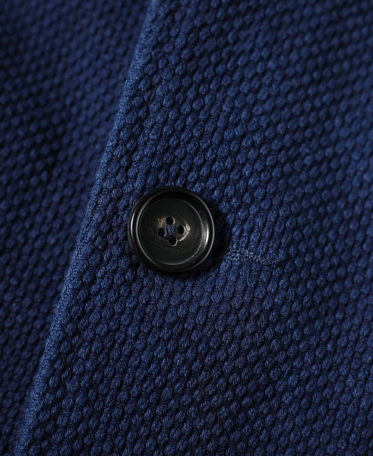 Indigo-Dyed Sashiko Work Jacket