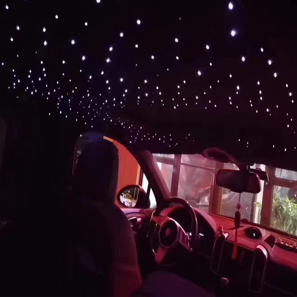 6W Fiber Optic Star Ceiling Light Kit with 295pcs Fiber Cable and RF Remote X67366