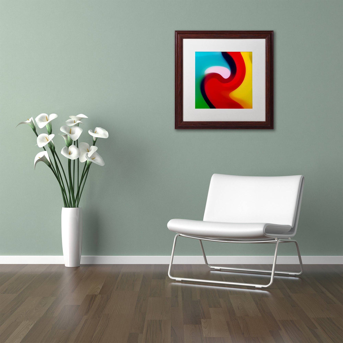 Canvas Art by Amy Vangsgard White Matte, Wood Frame L3968
