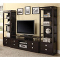 Cappuccino TV Console and 2 Media Towers D2995