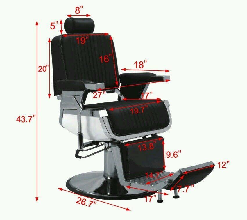 Stainless Steel Barber Salon Chair J602