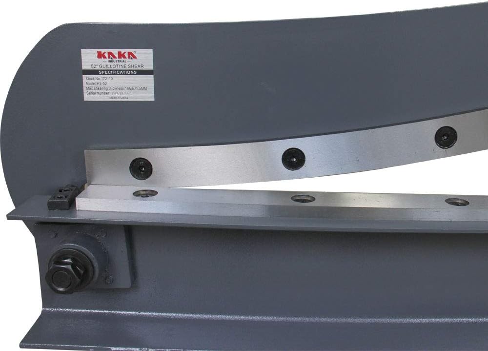 Manual Guillotine Shear 16 Gauge Sheet Metal Cutter With Stand V817