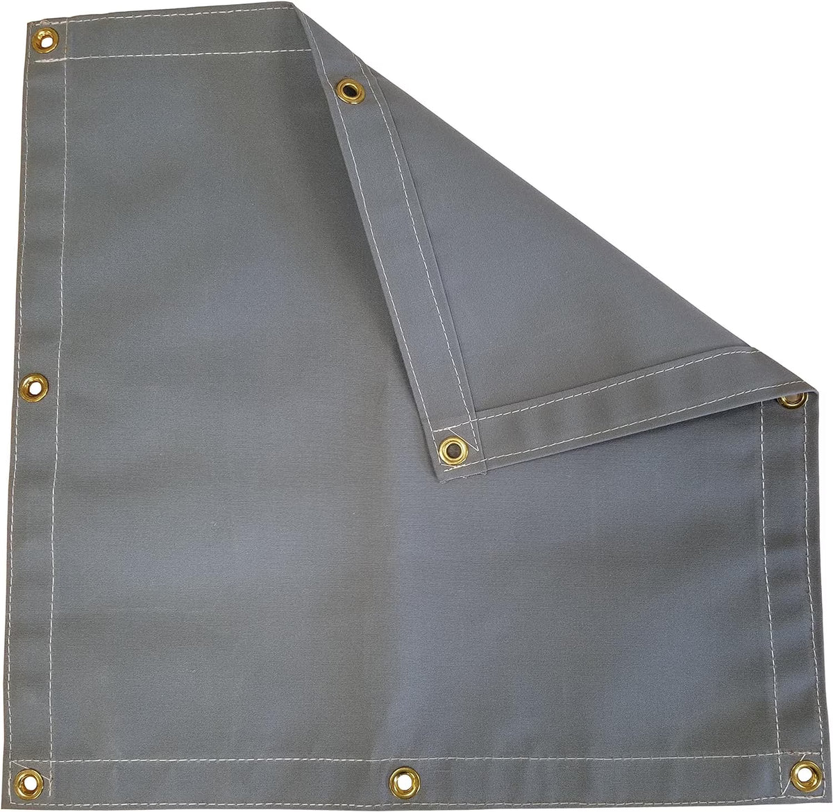 Grey Polyester Canvas Tarp 8 Ft. X 20 Ft. 14.5 Oz. I3616