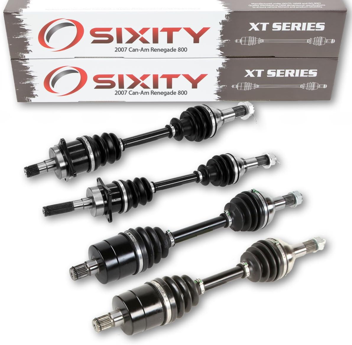 2007 Front Rear Left Right Axles XT Four Driver Passenger EFI Complete Side C75500