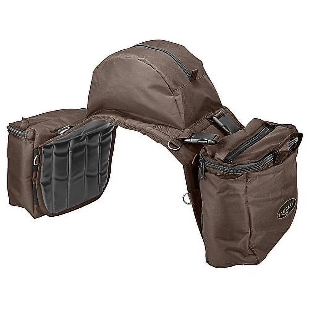 Brown Nylon Cooler Saddle Bag with Cantle Z709