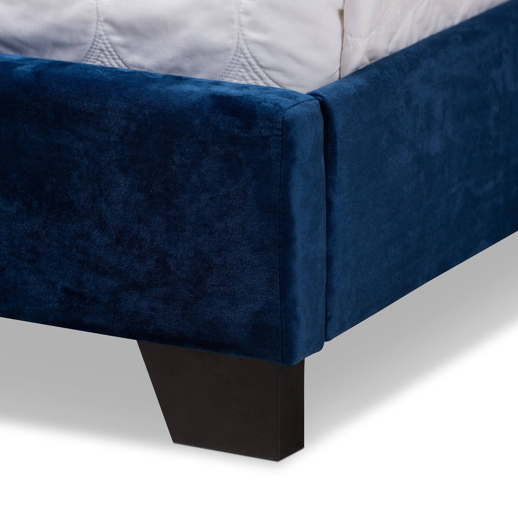 Queen Light Grey Bed T7837