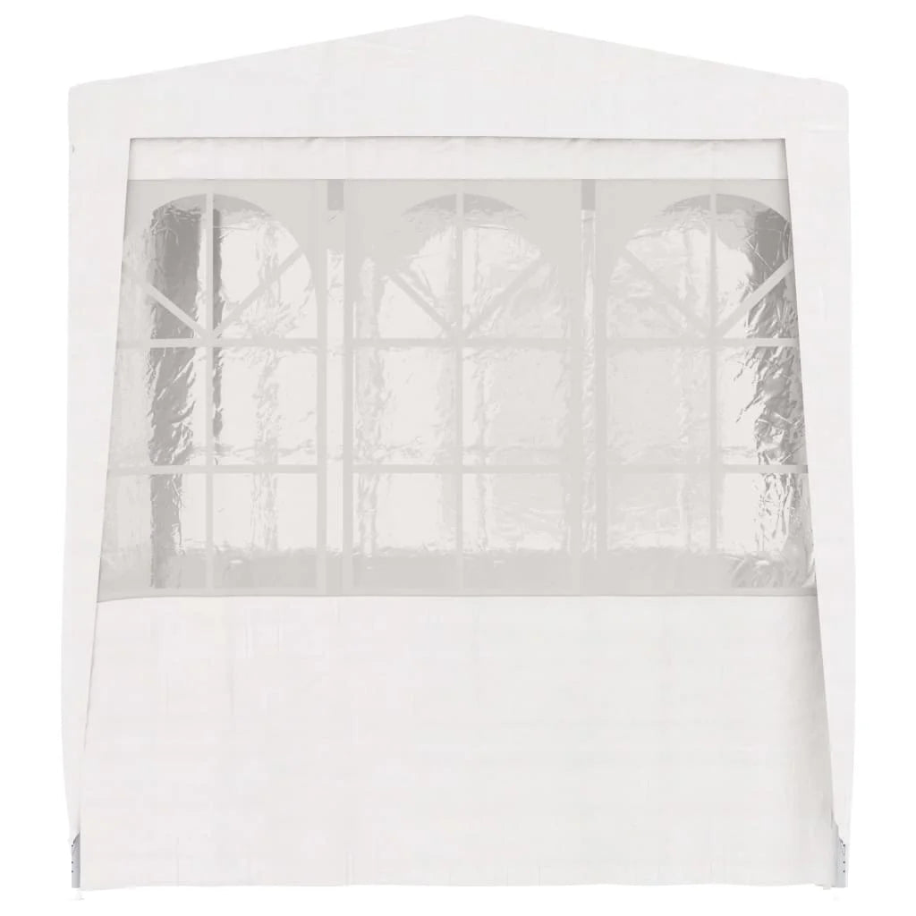 White Party Tent with Side Walls 8.2'x8.2' F74536