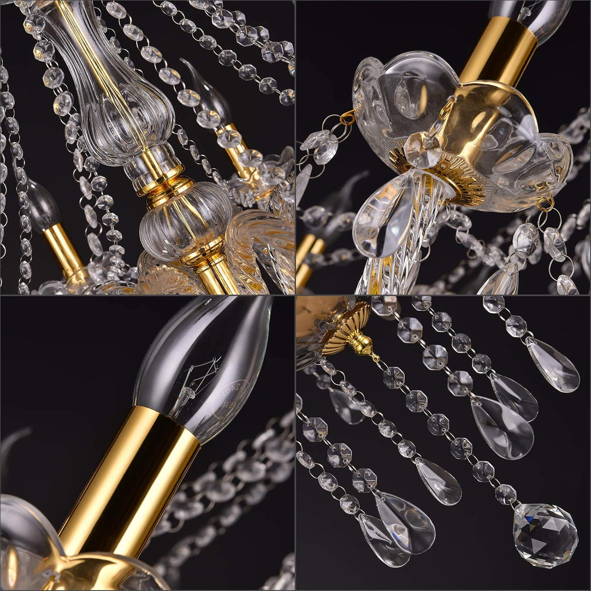 K9 Crystal 8 Lights Pendant Ceiling Lamp R327