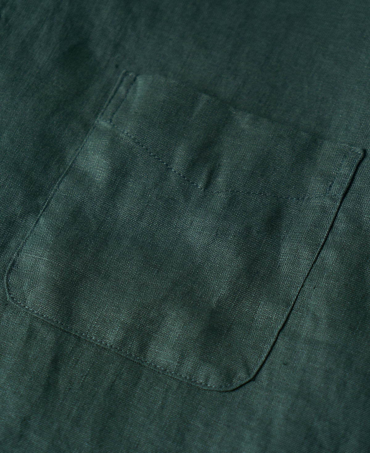1950s Italian Collar Linen Shirt