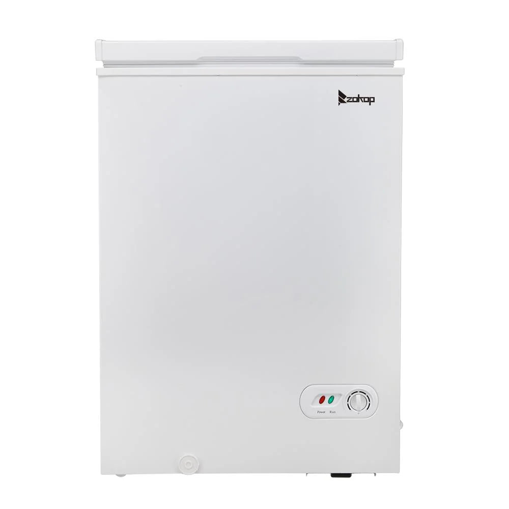 White Single Door Chest Freezer V7508
