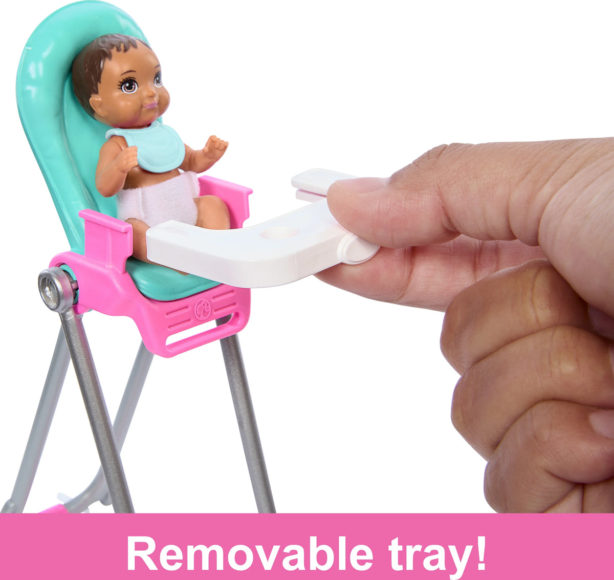 10 Piece Barbie Doll and Baby Playset M99903