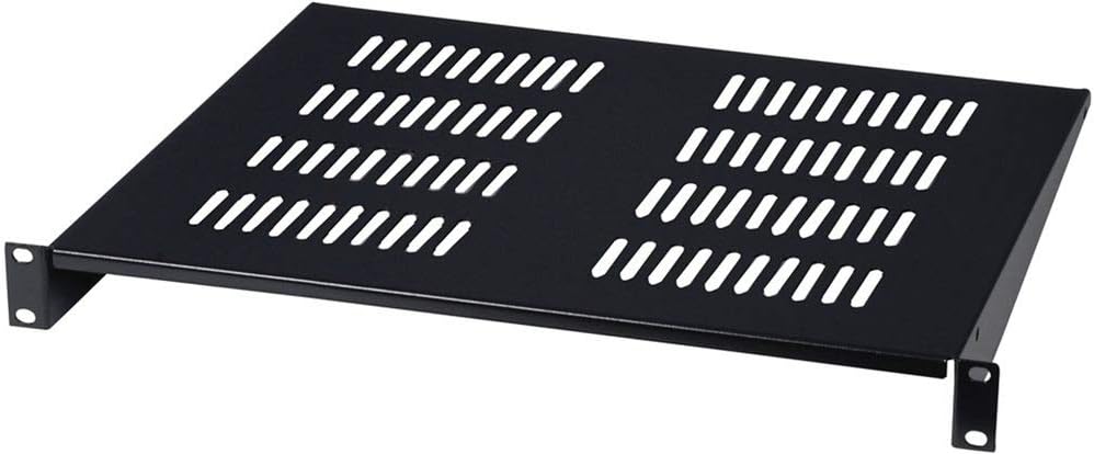 1U Vented Rack Mount Accessory Shelf Pack of 2 Y983