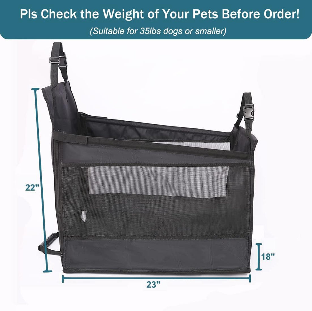 Dog Car Seat Extender for Medium Dogs, Water-Resistant, Pack of 2 V317