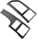 Carbon Fiber Pattern Air Conditioner Vent Cover AC Outlet for Ford F150 2015-2020 X58208