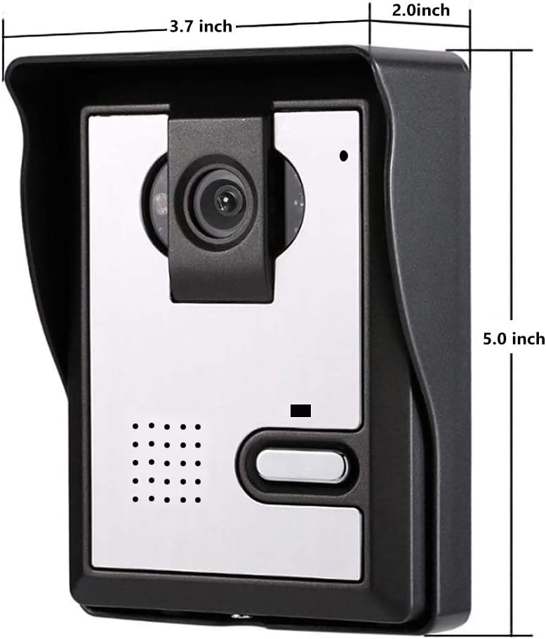 4.3 Inches Wired Video Door Phone System with LCD Monitor, IR Night Vision, Pack of 2 U548329