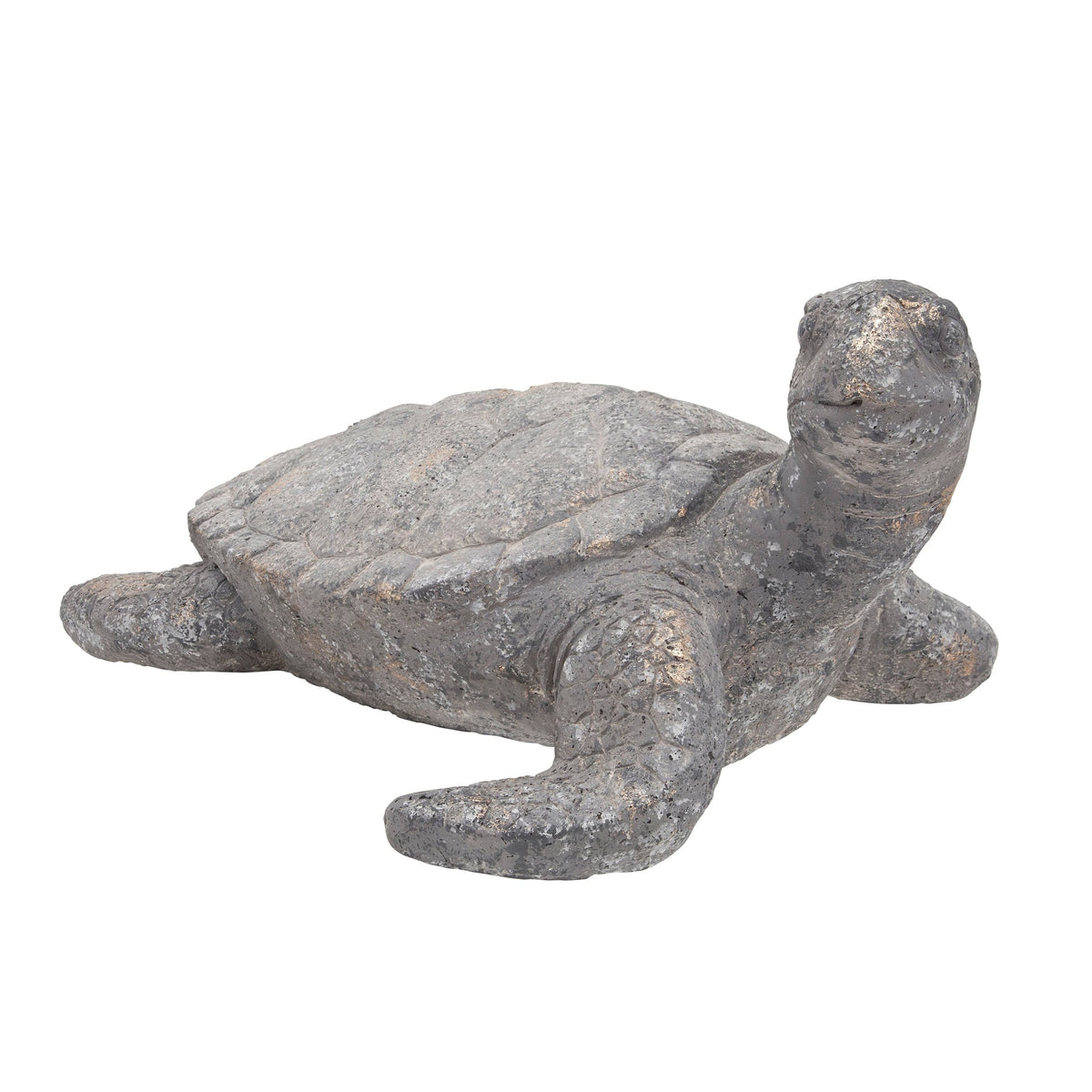 Gray Resin Tortoise Deco O237