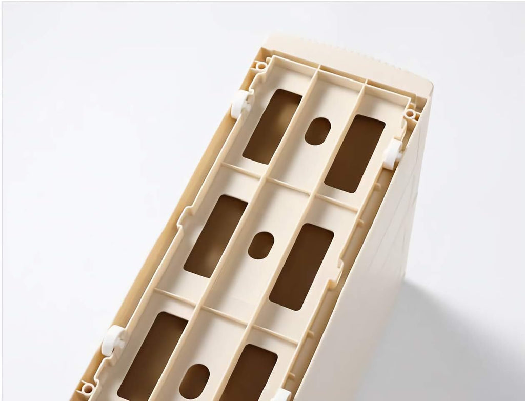 5 Storage Drawers Rolling Cart Organizer Plastic Unit on Wheels Narrow Slim Cabinet 17.7 x 7 x 38.8 Inches S971