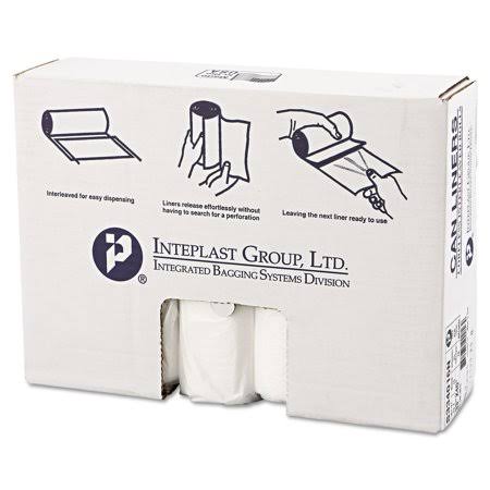 Clear 33 gal High-Density Commercial Can Liners N7348
