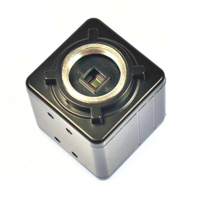 2.0mp HD Industry Microscope Camera Set with C-Mount Lens Stand Holder 40 LED Light H6123