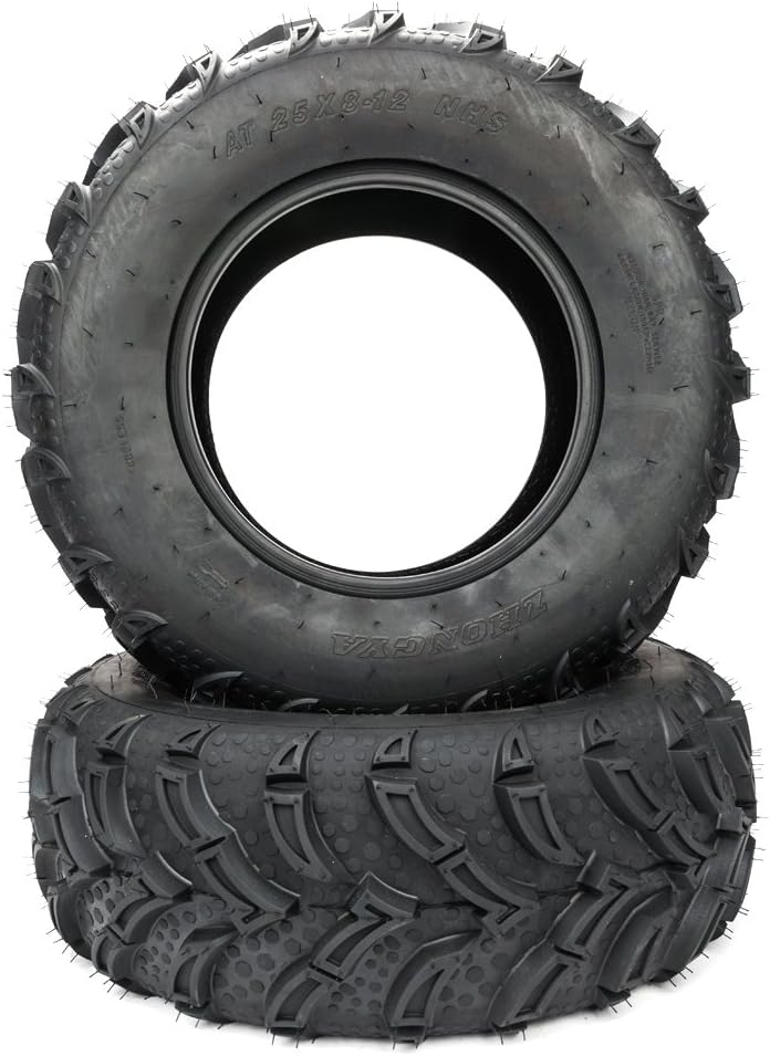 2PCS 25x8-12 Front ATV UTV All-Terrain Tires 6 PLY J39953