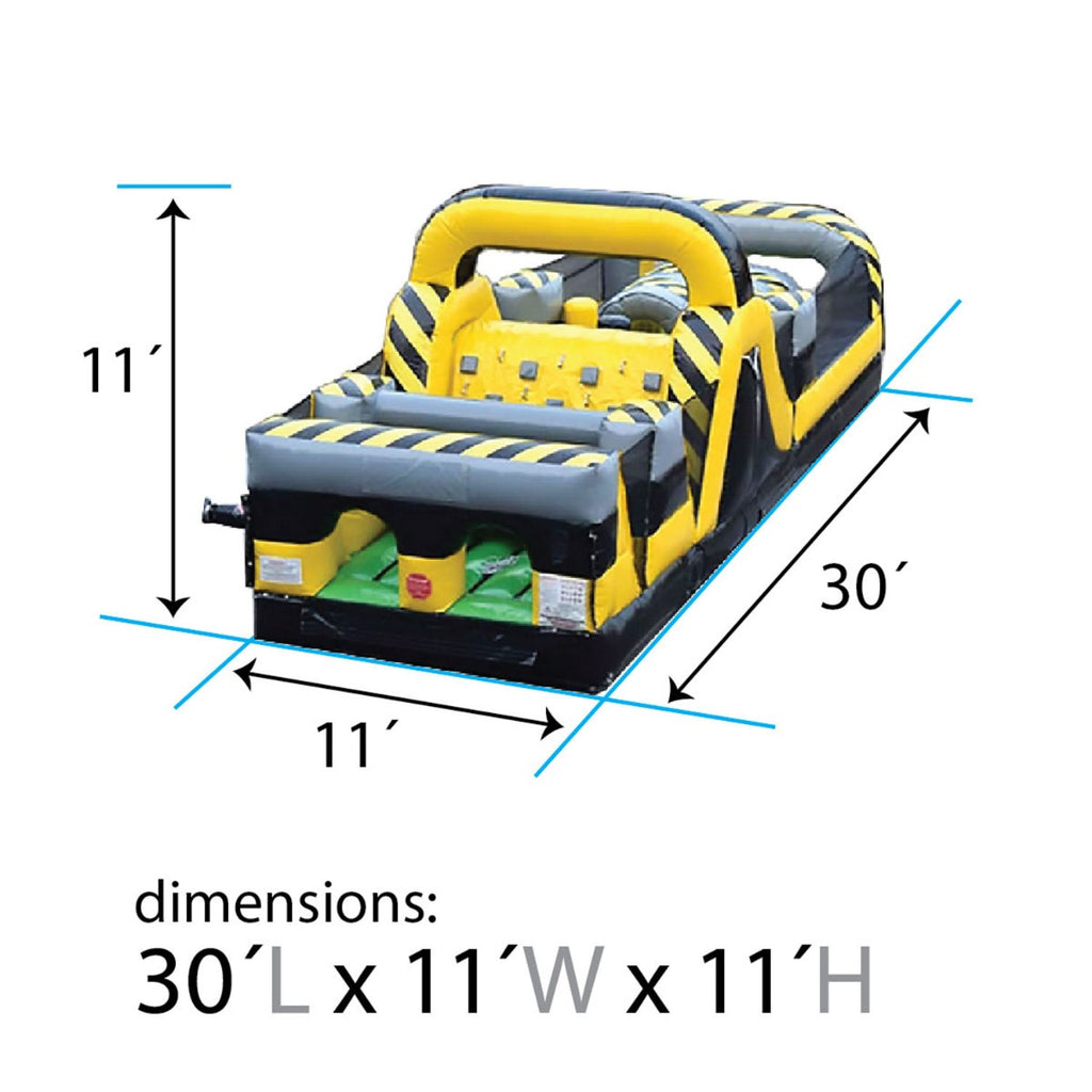 Inflatable Obstacle Course, 30' Y7897