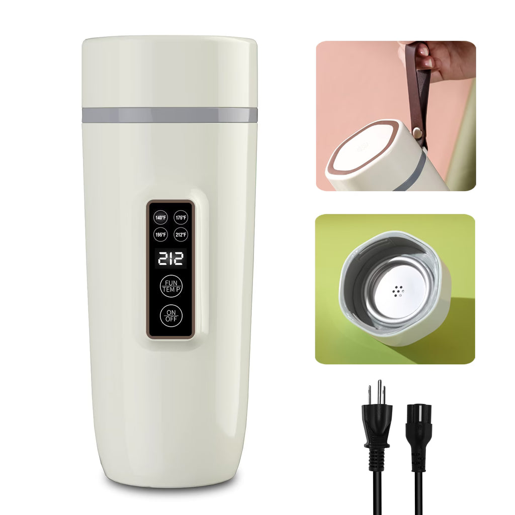Small 350ML Travel Electric Kettle with Auto Keep Warm, 304 Stainless Steel B169197