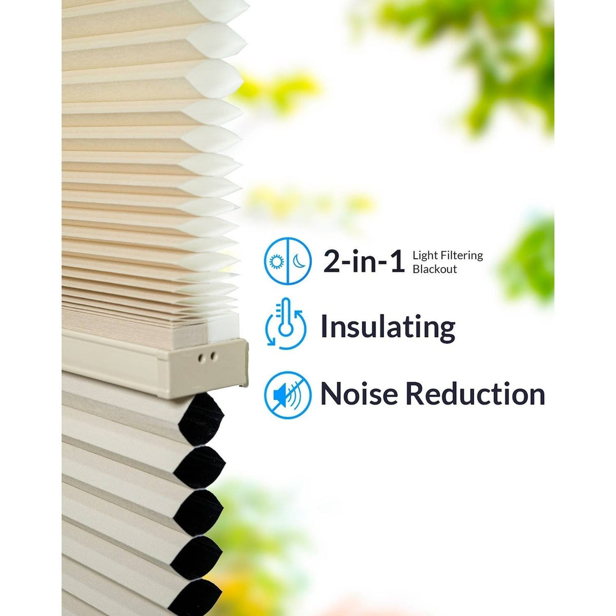 Fawn Cordless Cellular Shades J185