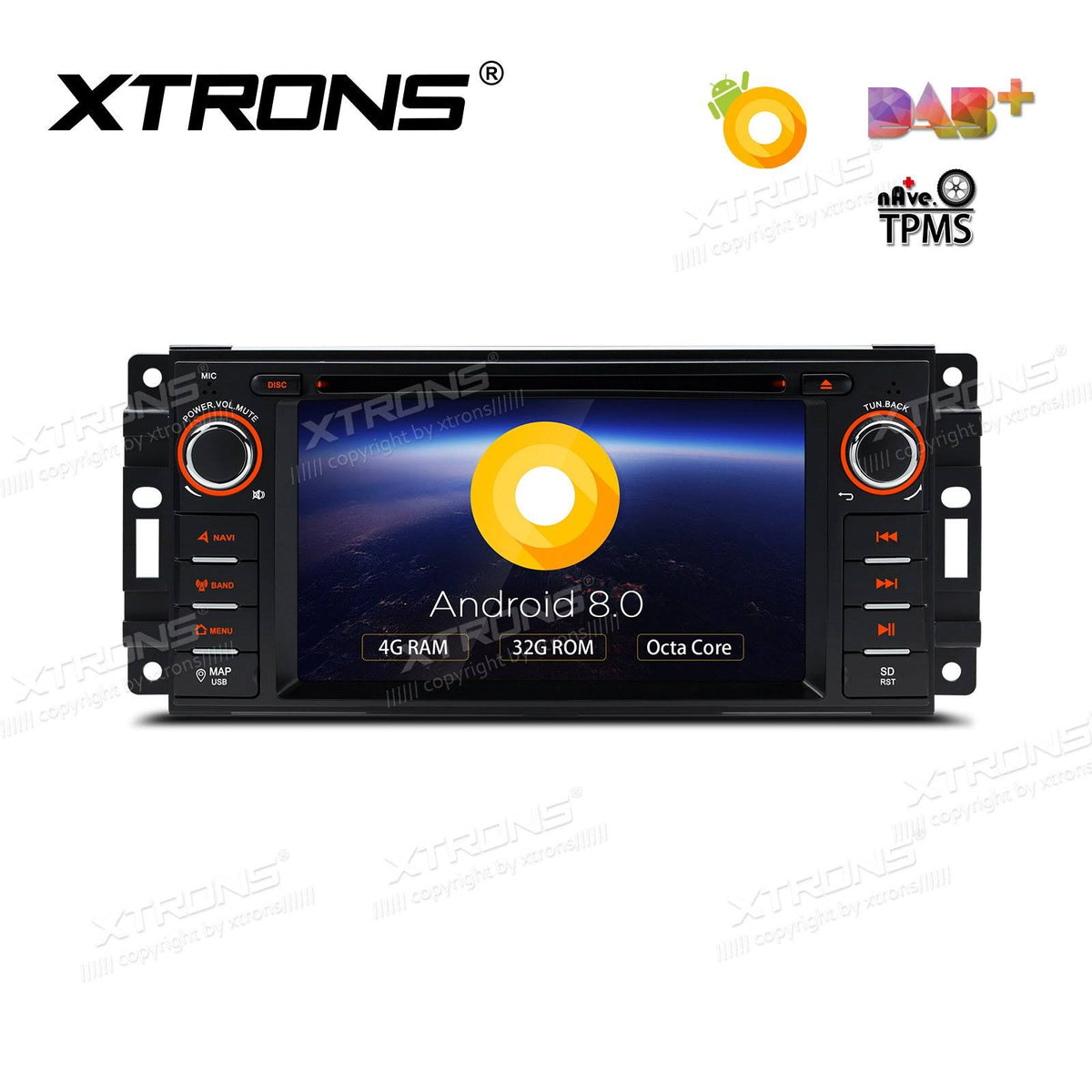 6.2 inch Android 8.0 Octa-core 4G Ram 32G ROM Capacitive Touch Screen Car Stereo Radio DVD Player WiFi Canbus Screen Mirror D94691