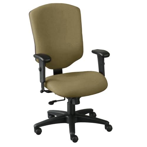 Highback Fabric Chair Black Frame B64040