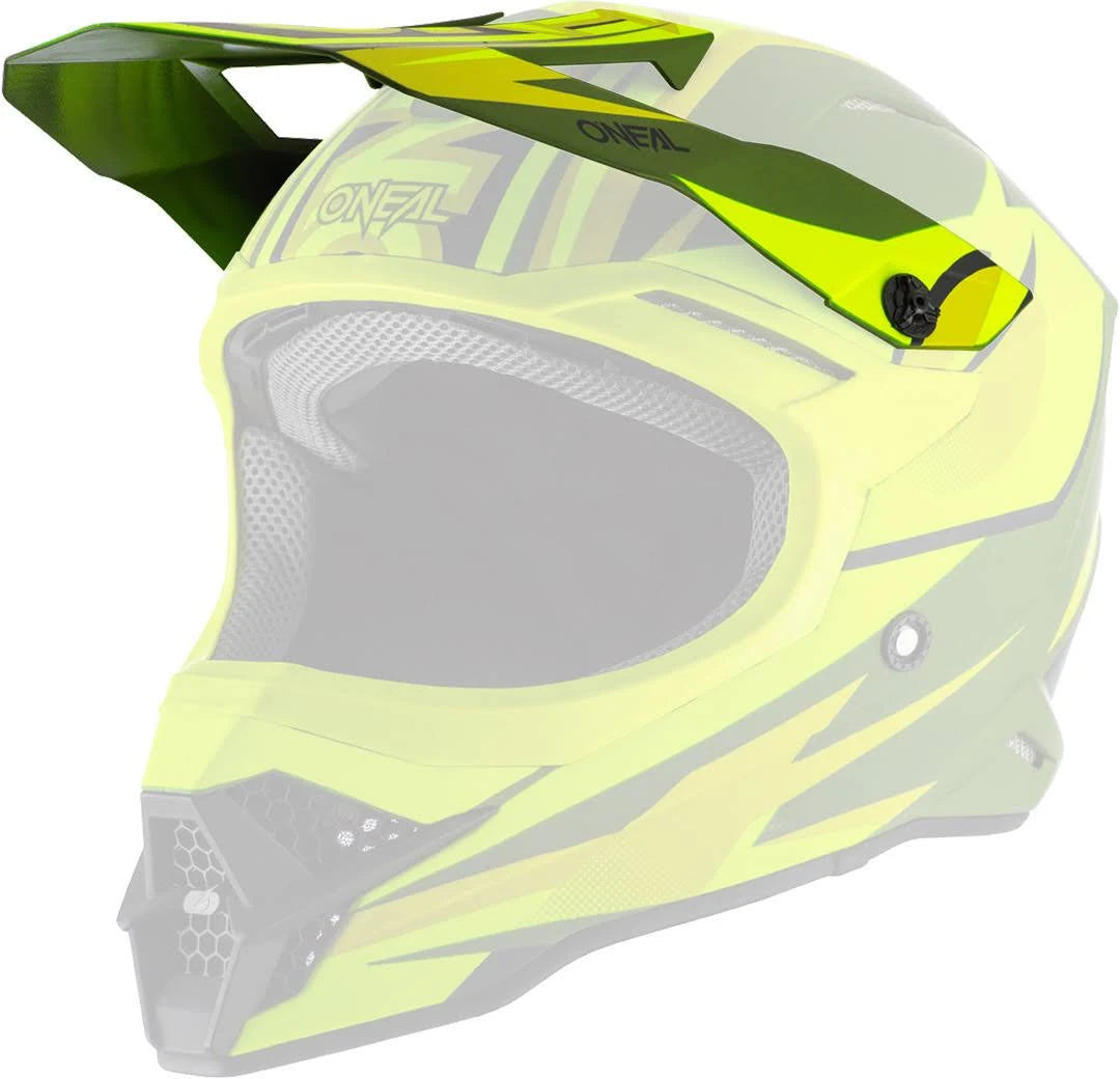 Motocross Helmet, green-yellow, Size L K59808
