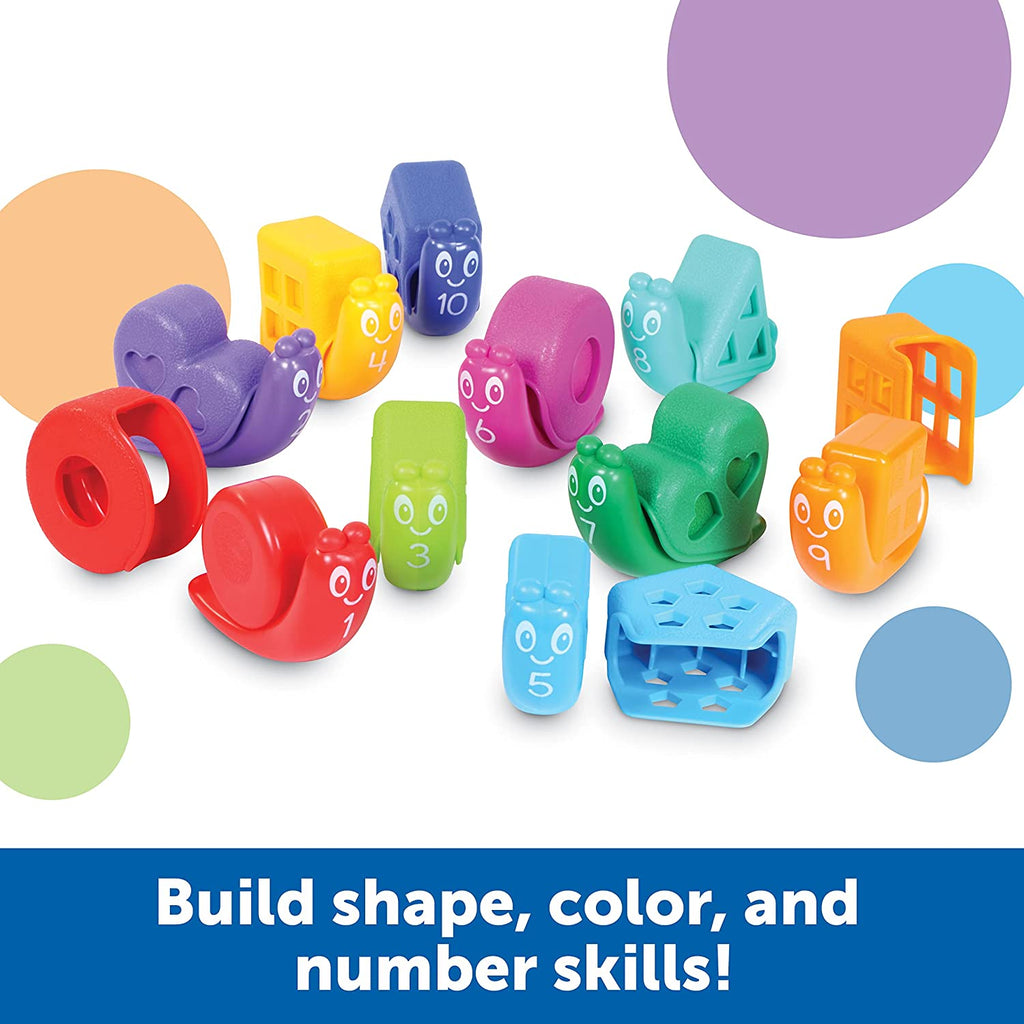 20 Pieces Shape Snails Educational Toys R780