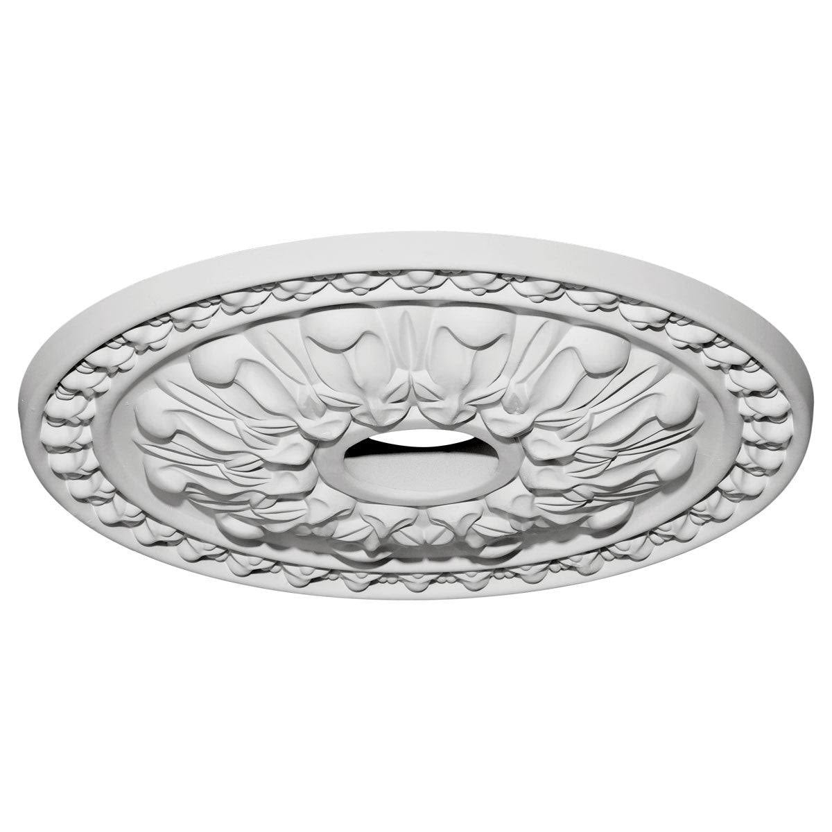 Green Gold Hand-Painted Ceiling Medallion B6142