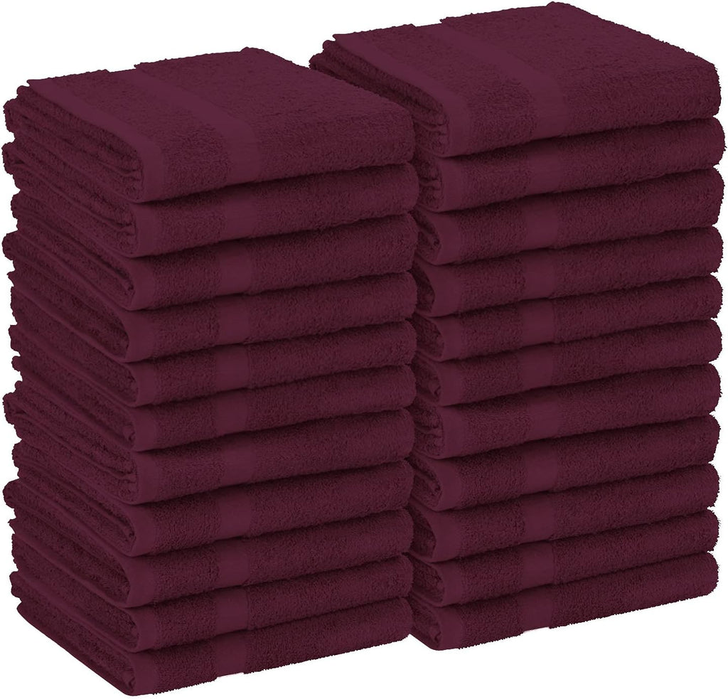 Black Salon Towels, Pack of 24, 16 x 27 Inches A15568