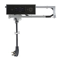 Black In-Drawer Outlet with 2 AC Outlets E2823