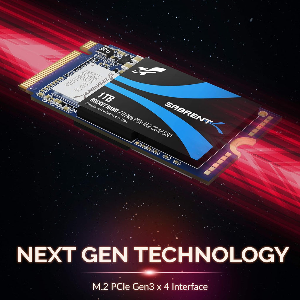 1TB Rocket NVMe PCIe M.2 2242 DRAM-Less Low Power Internal SSD V376070