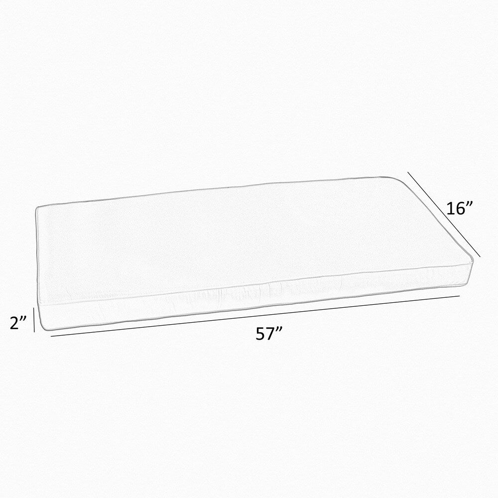 Indoor/Outdoor Bench Cushion 56 in x 19.5 in E1416