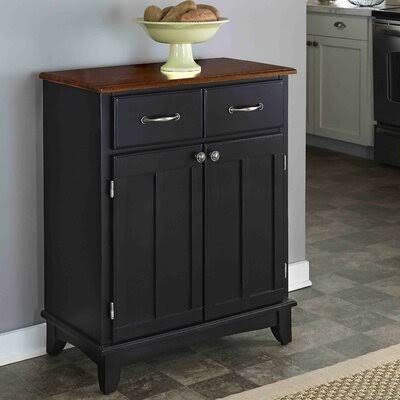 Black 2 Door Accent Cabinet O4300