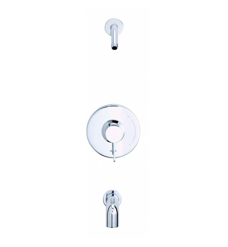 Satin Black Tub & Shower Trim Kit W9447