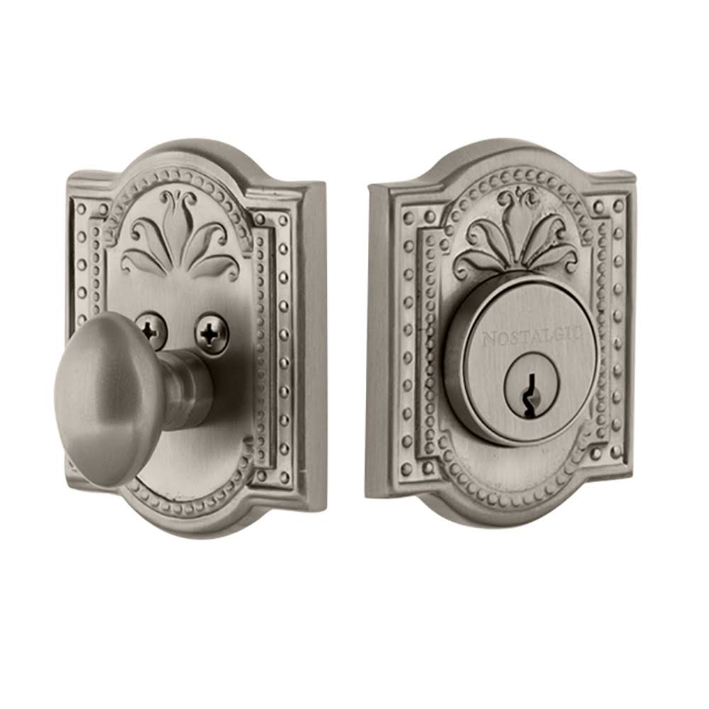 Satin Nickel Single Cylinder Deadbolt V6609