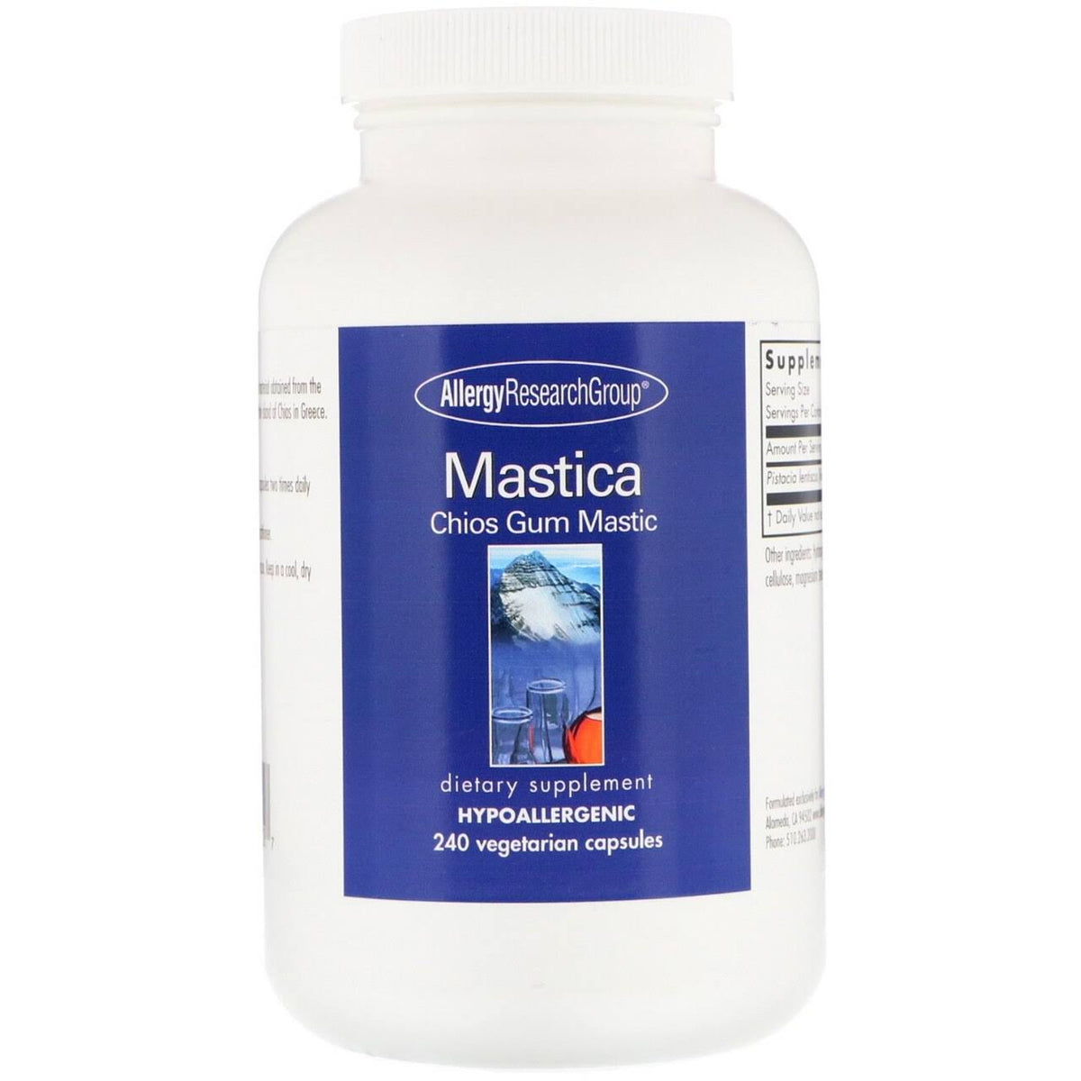 240 Vegetarian Capsules Mastica Chios Gum Mastic Q279761
