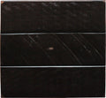 Rustic Antique Black Single Door Armoire S522