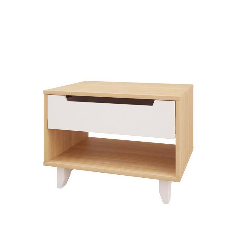 Natural Maple White Queen Size Bedroom Set R759245