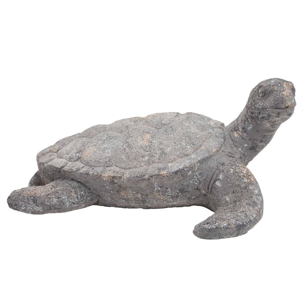 Gray Resin Tortoise Deco O237