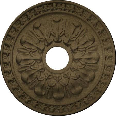 Green Gold Hand-Painted Ceiling Medallion B6142