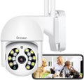 3MP PTZ Outdoor Security Camera with WiFi, 360° View, 1080P HD, IP66 Weatherproof, 2-Way Audio, Color Night Vision R40606