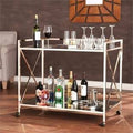 Metallic Gold Bar Cart W838684