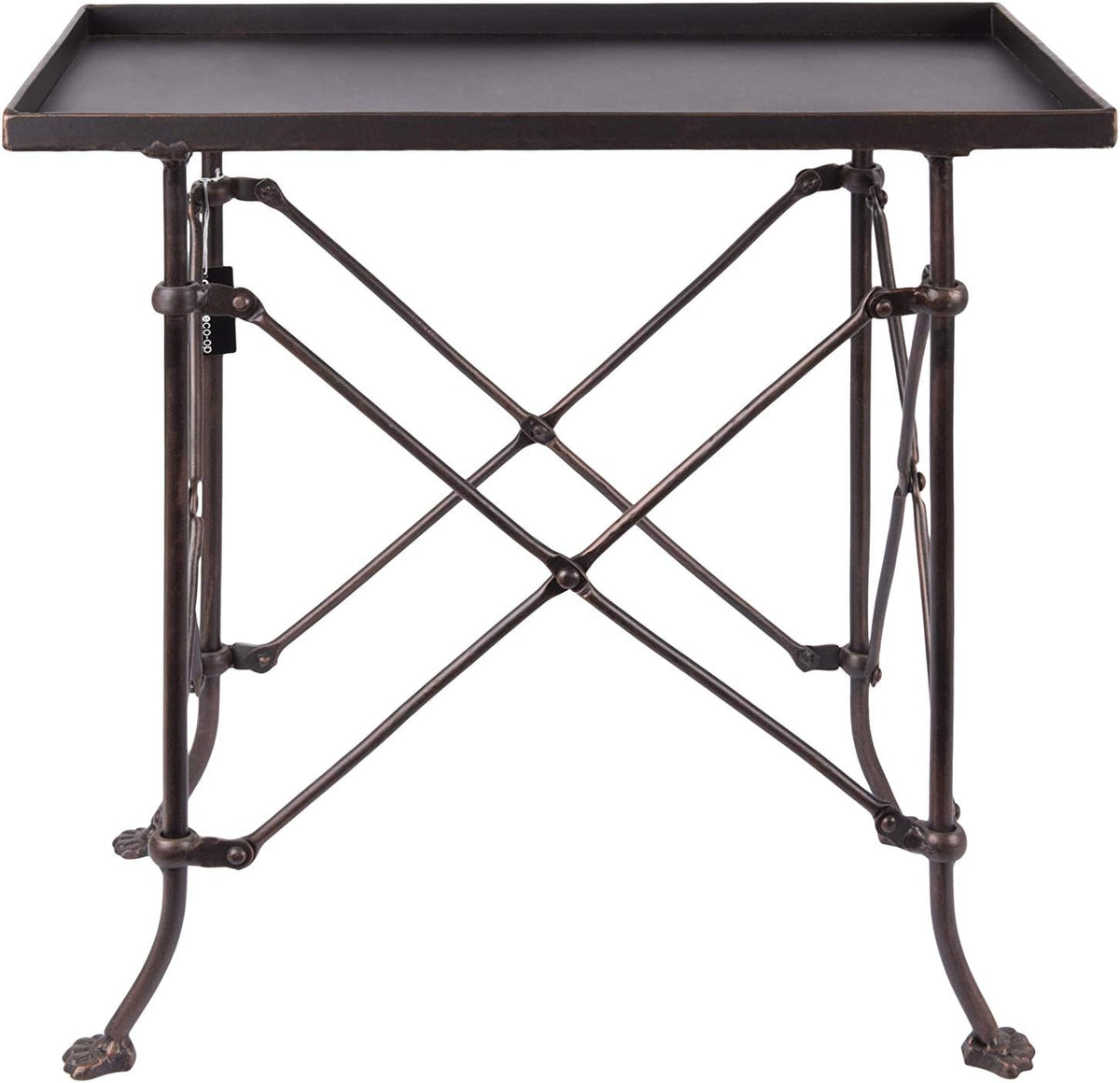 Gold Metal Rectangle Table H17777