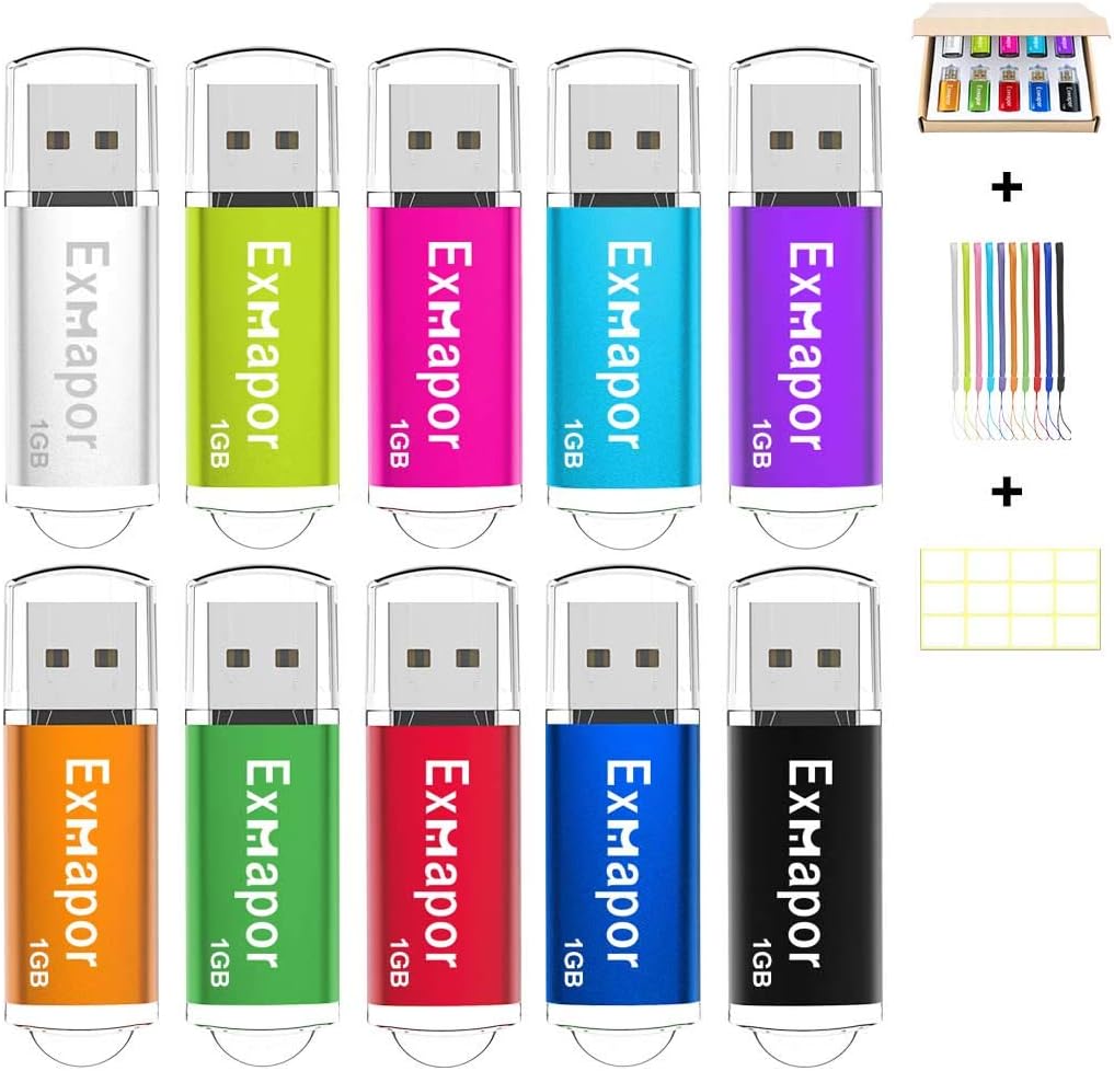 2GB USB Flash Drive Metal Shell 10 Pack X64251